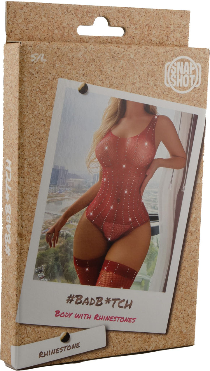 Body met steentjes - Rood - Snapshot
