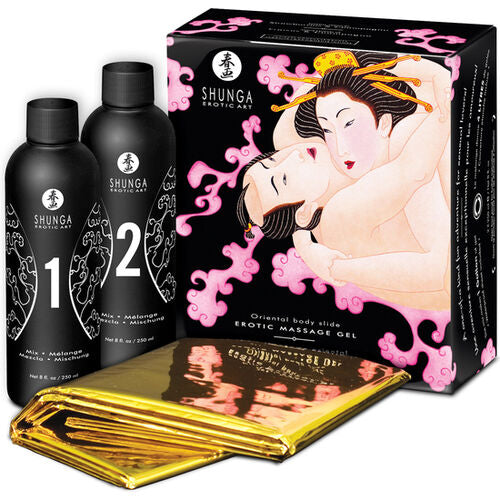 Shunga Oosterse body to body erotische massage geld - Aarbei en cava