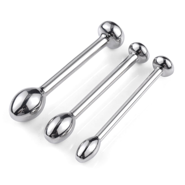 Penis Plug Set – 3-delige set – Zilver – Stimulatie - voor mannen