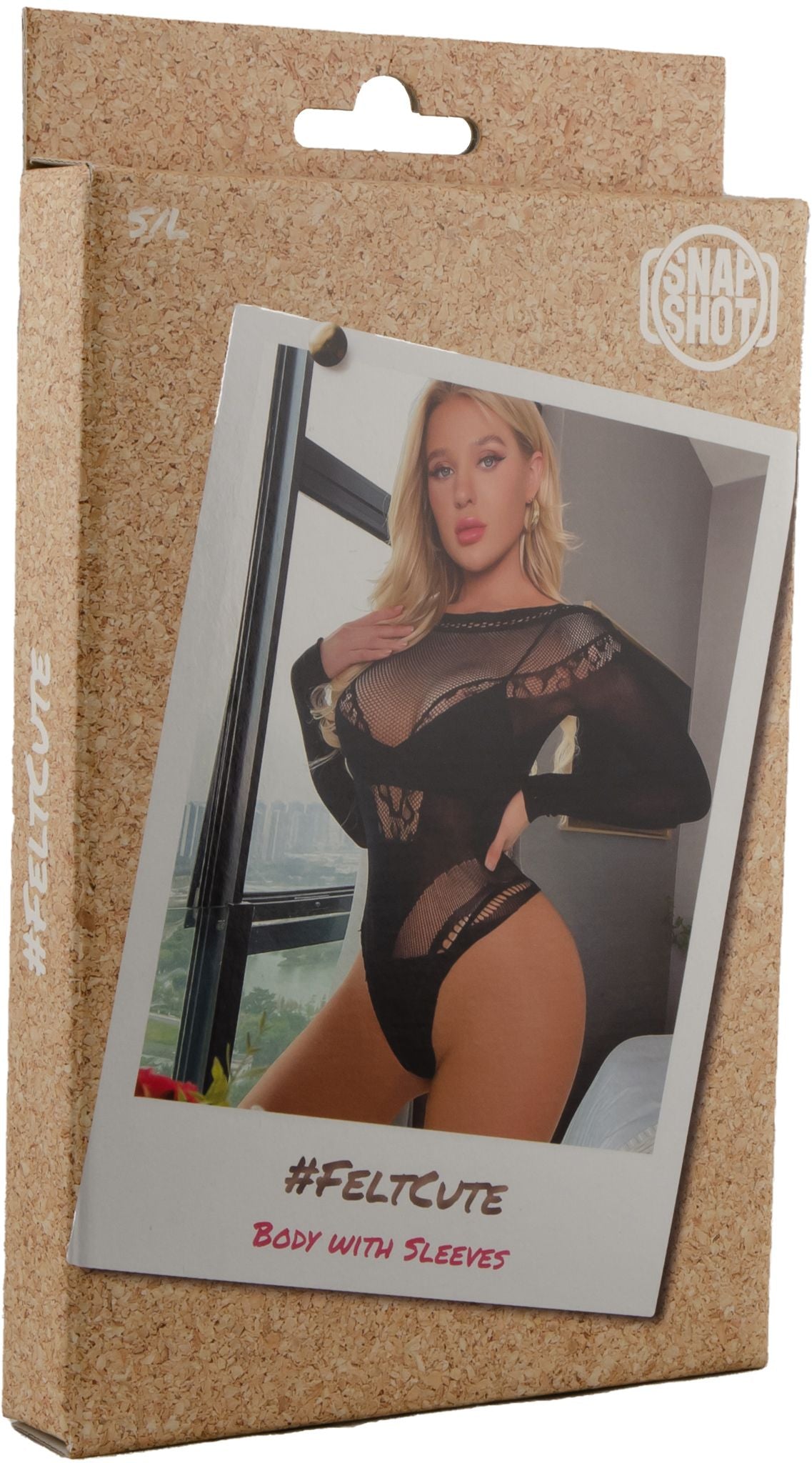 Body met lange mouwen - Zwart - Snapshot