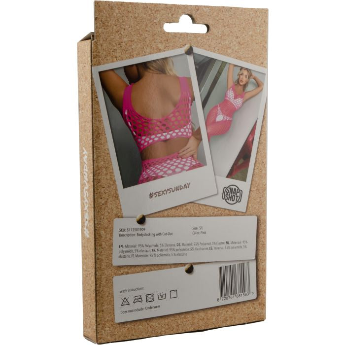 Visnet Bodystocking - Roze - Snapshot