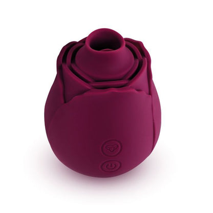 Skins Rose Buddies Flutterz - Vibrator - Bordeaux rood