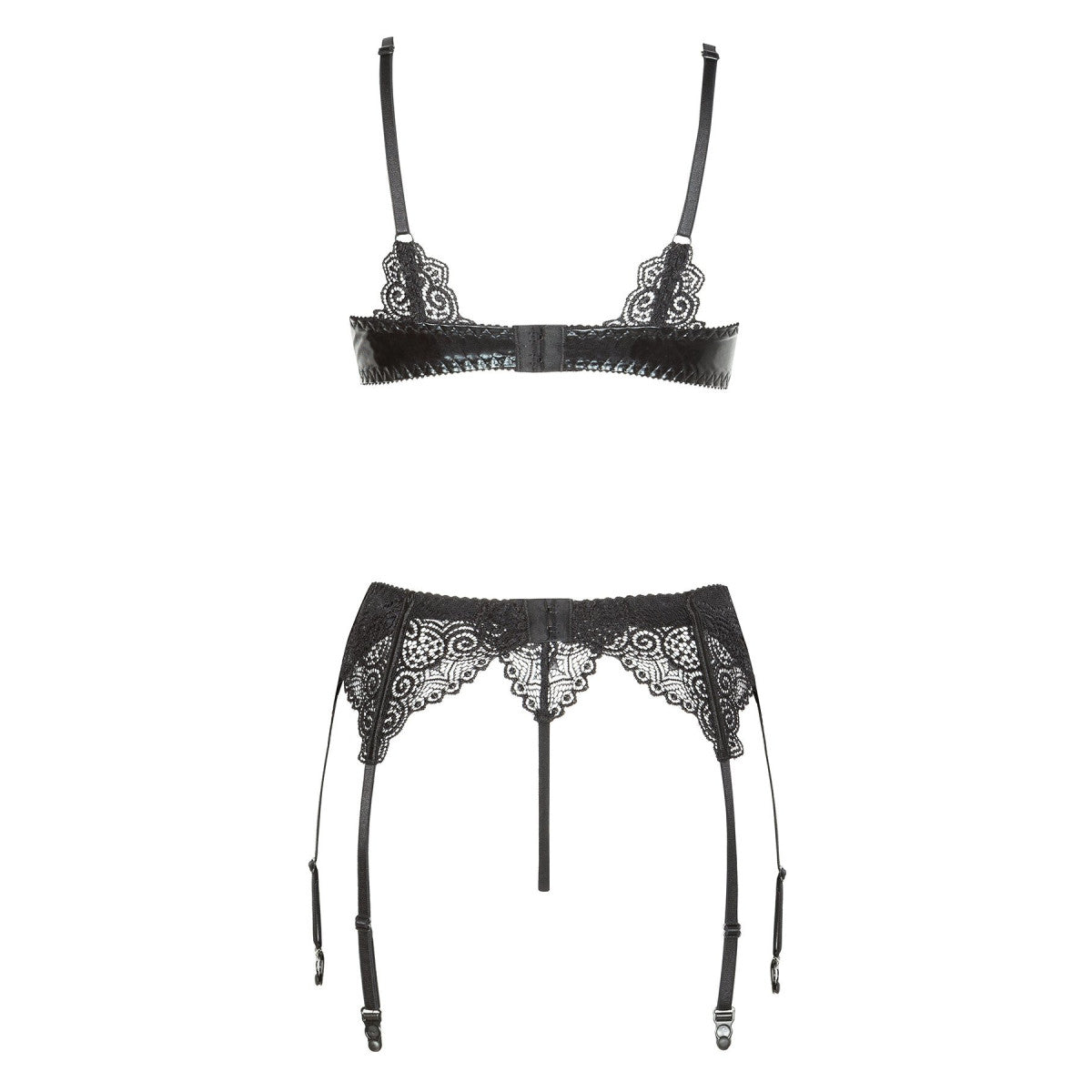 Marilyn 3-delige Lingerie set - Zwart