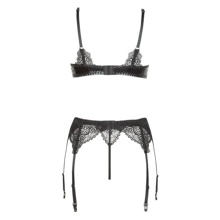 Marilyn 3-delige Lingerie set - Zwart