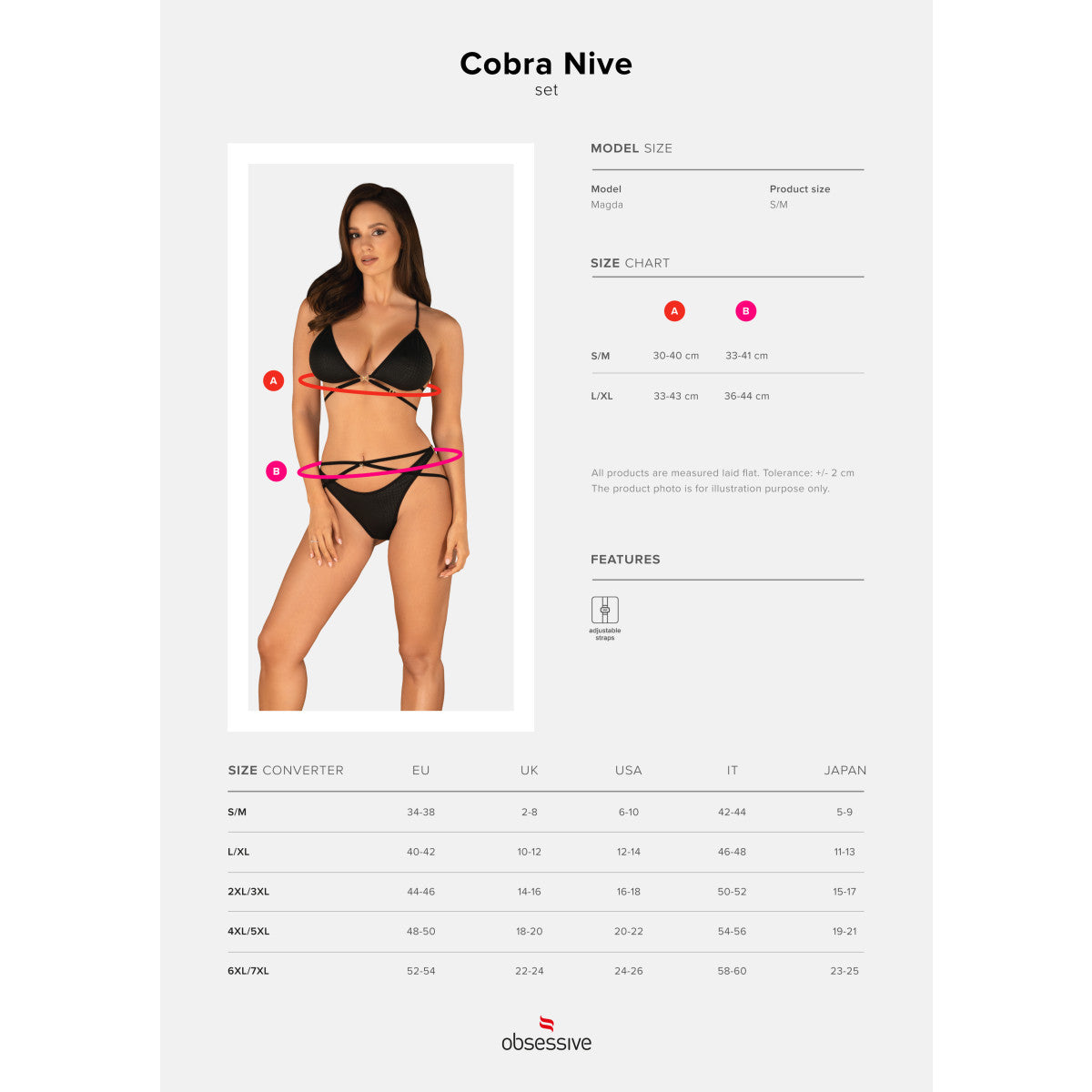 Cobra nive Bikini Zwart