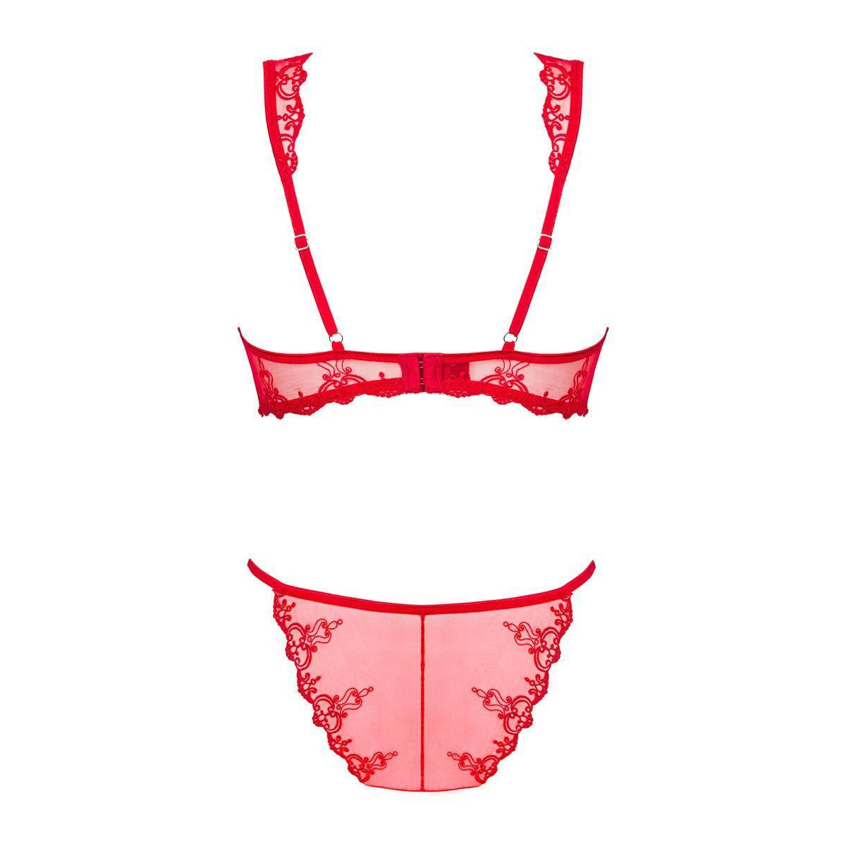 Obsessive Lingerie set Rood Lonesia