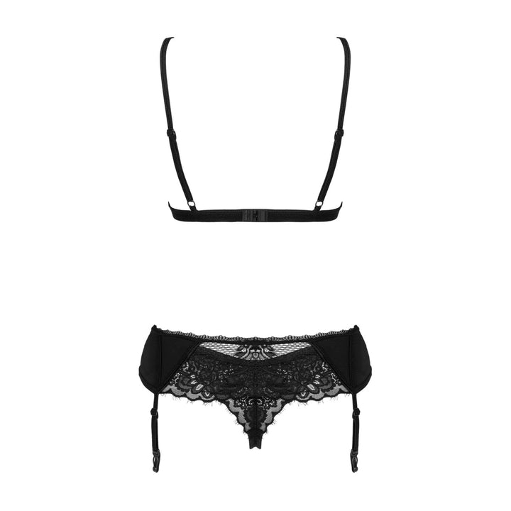 Lingerie set Maderris 3-piece Zwart