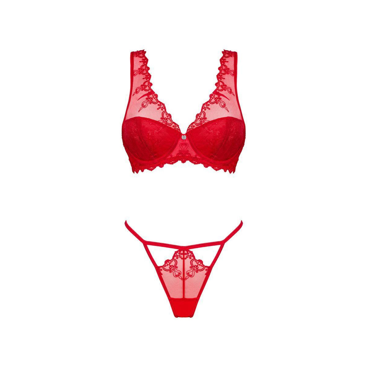 Obsessive Lingerie set Rood Lonesia