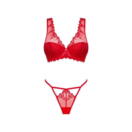 Obsessive Lingerie set Rood Lonesia