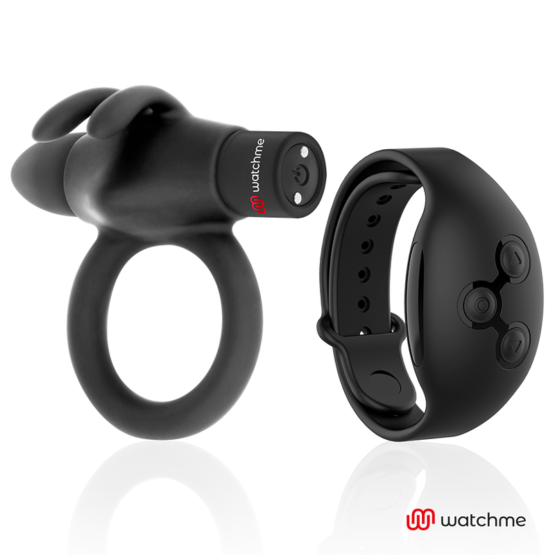 BLACK&SILVER – AGRON afstandsbediening Cockring met smart watch