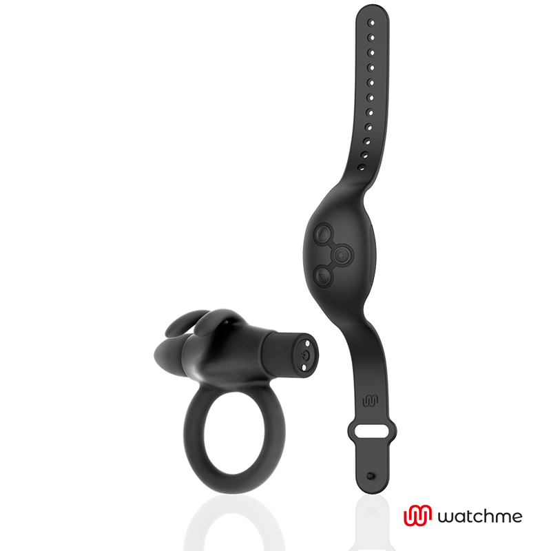 BLACK&SILVER – AGRON afstandsbediening Cockring met smart watch