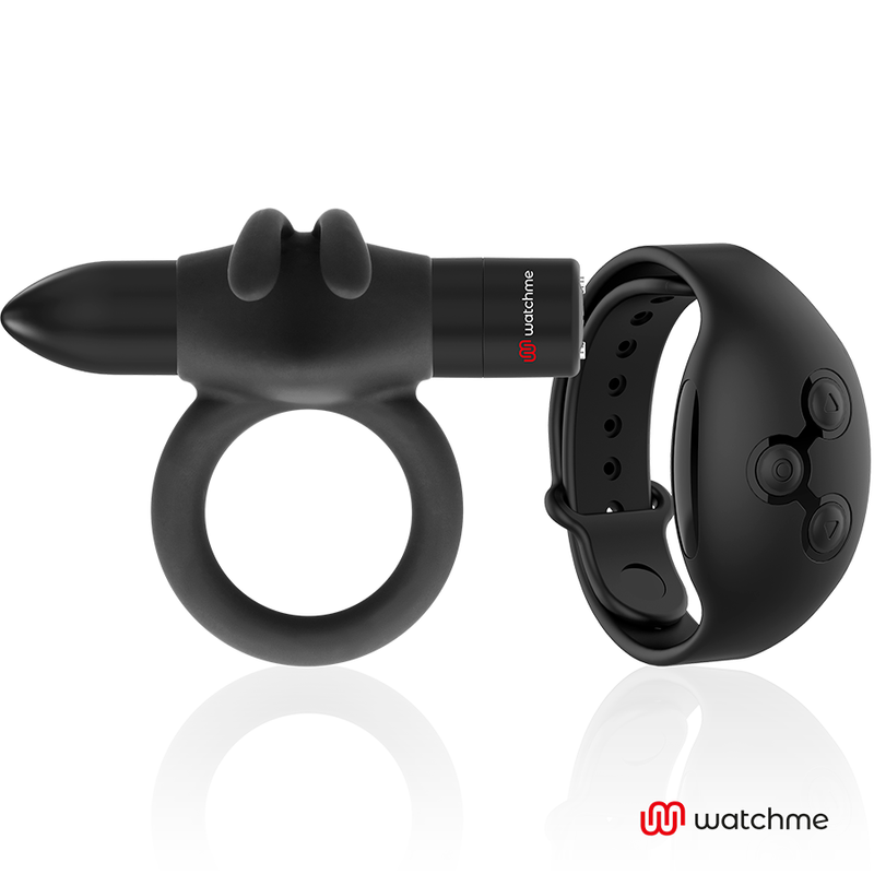 BLACK&SILVER – AGRON afstandsbediening Cockring met smart watch