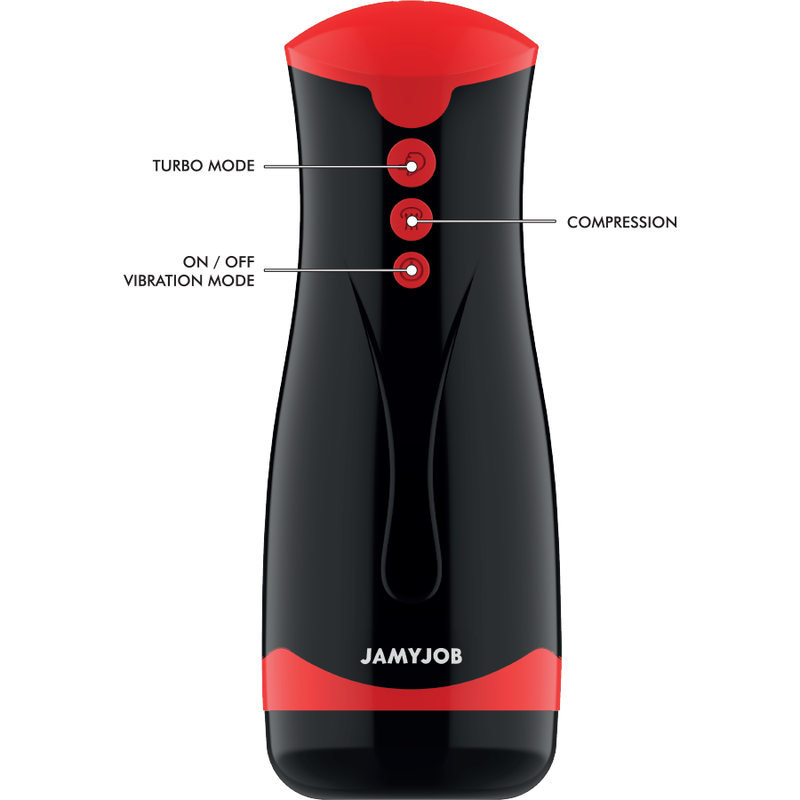 JAMYJOB – JANGO Masturbator met Compressie & Vibratie voor mannen