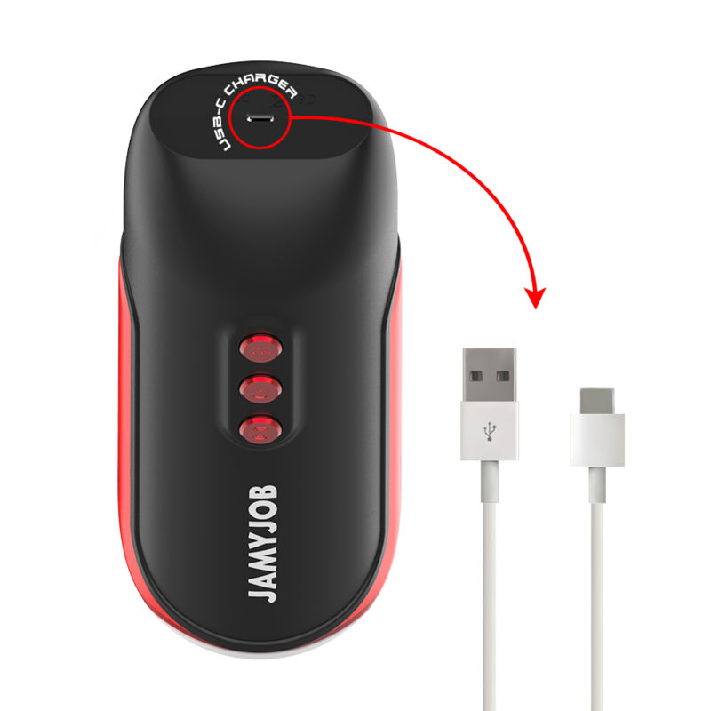 JAMYJOB – BLAZE Automatische Mondmasturbator met 5 Stimulatiestanden voor mannen