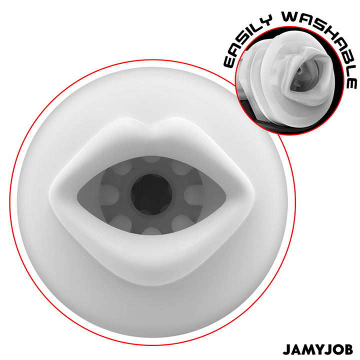 JAMYJOB – BLAZE Automatische Mondmasturbator met 5 Stimulatiestanden voor mannen