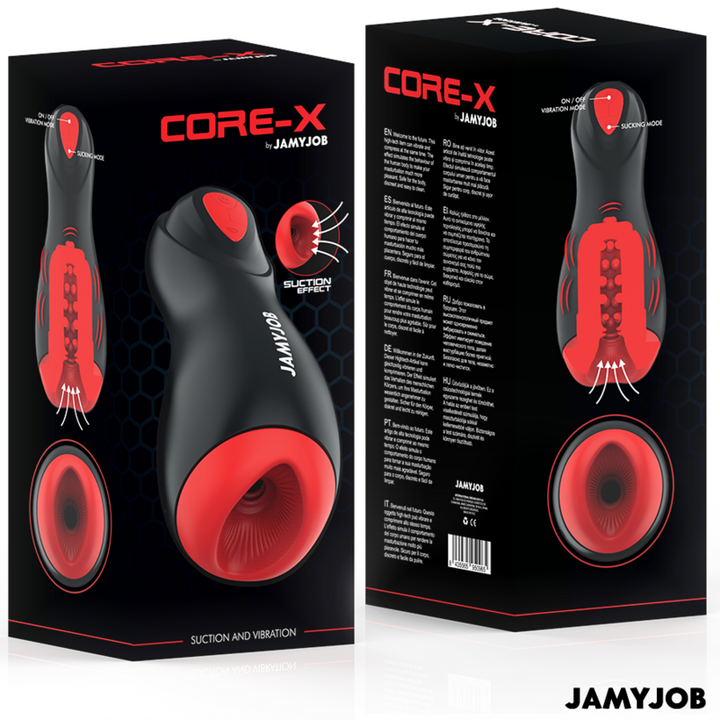 JAMYJOB – CORE-X Automatische Masturbator met 5 Stimulatiestanden voor mannen