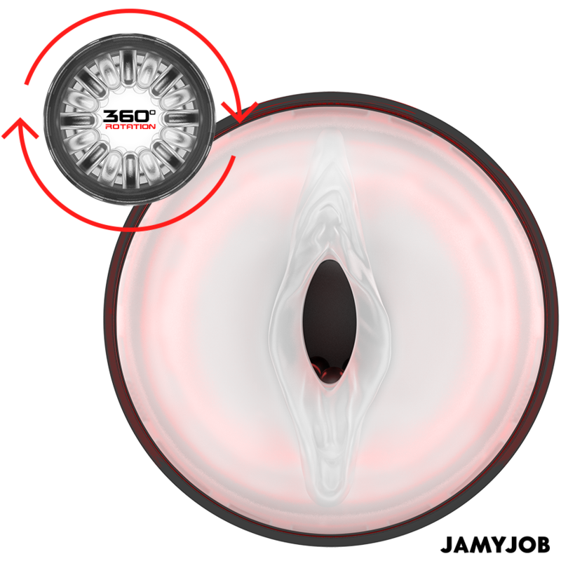 JAMYJOB – CYCLONE Automatische Vaginale Masturbator met 10 Rotatie- en Stootstanden