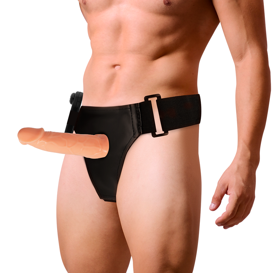 Harness Attraction – Willian Hollow Strap-On met Vibrator (17 cm x Ø 4,5 cm)