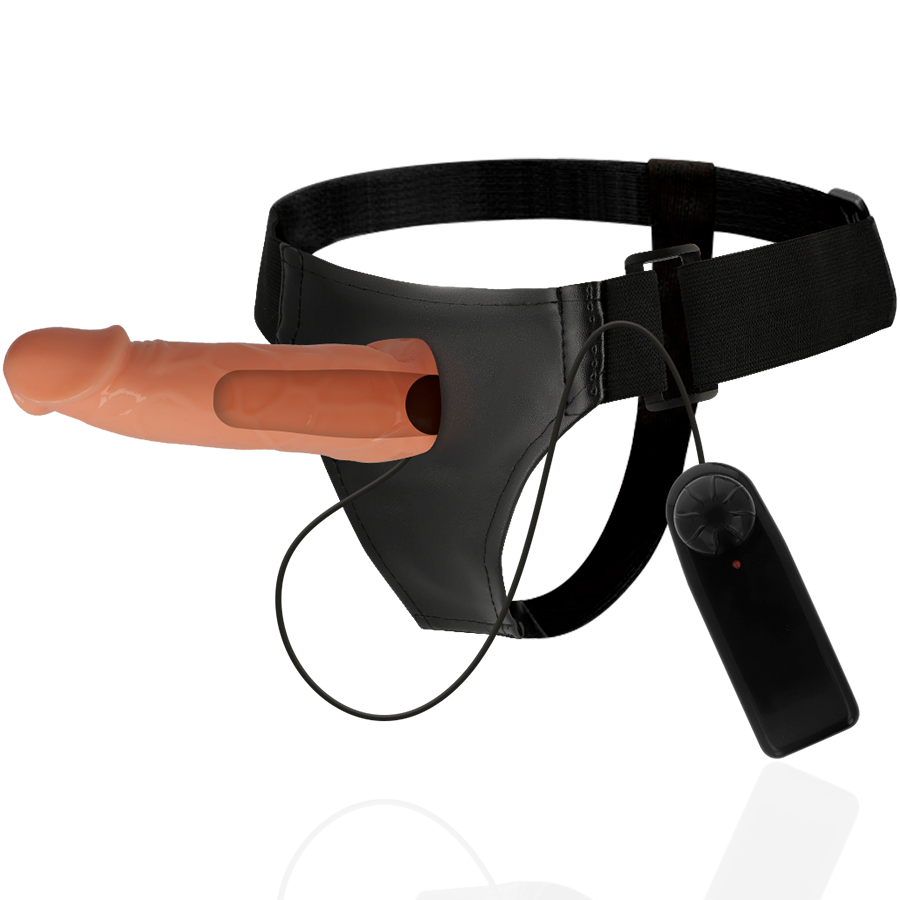 Harness Attraction – Willian Hollow Strap-On met Vibrator (17 cm x Ø 4,5 cm)