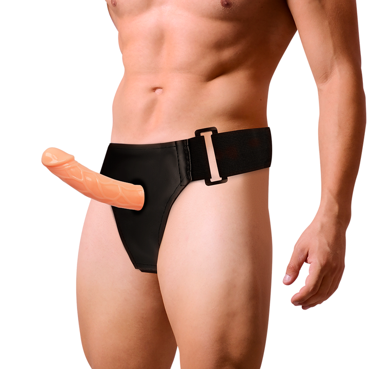 Harness Attraction – Hollow Strap-On voor Mannen 15,5 x 4 cm