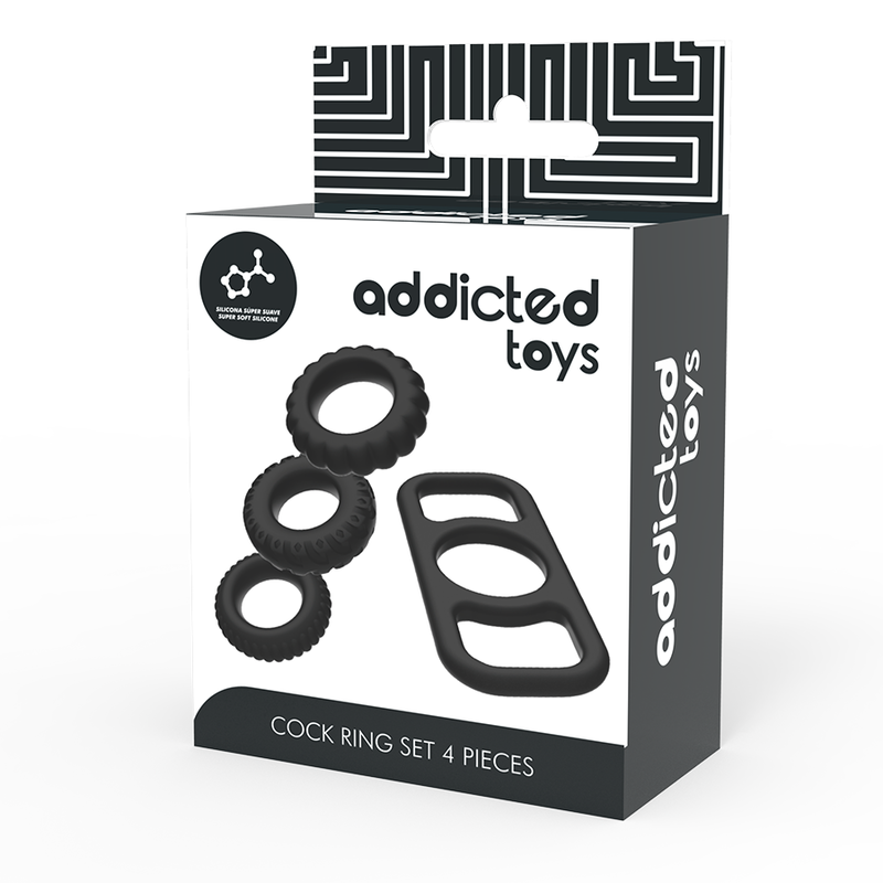 Addicted Toys – Cock Ring Set (4-delig)