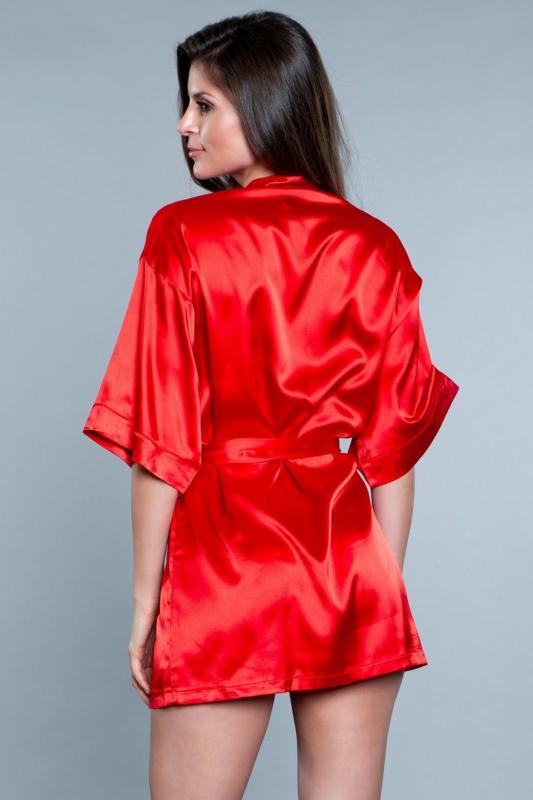 Getting Ready Satijnen Kimono - Rood