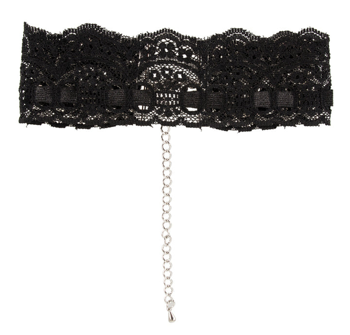 Kanten halsband - Zwart
