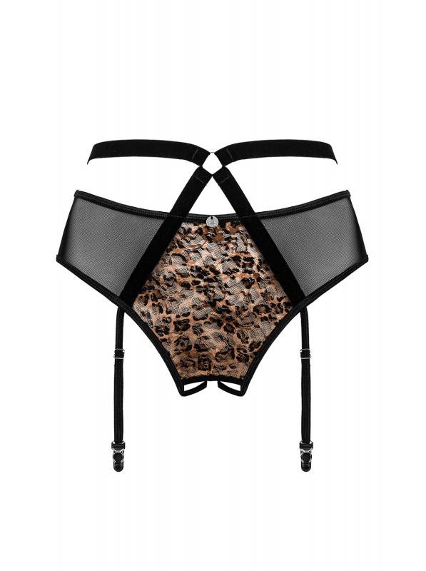 Allunes Sexy Jarretel Gordel - Luipaardprint