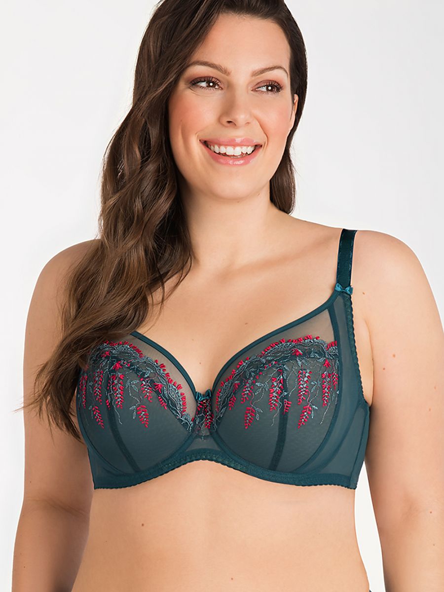 BH met beugels Plussize Groen Gorsenia Lingerie