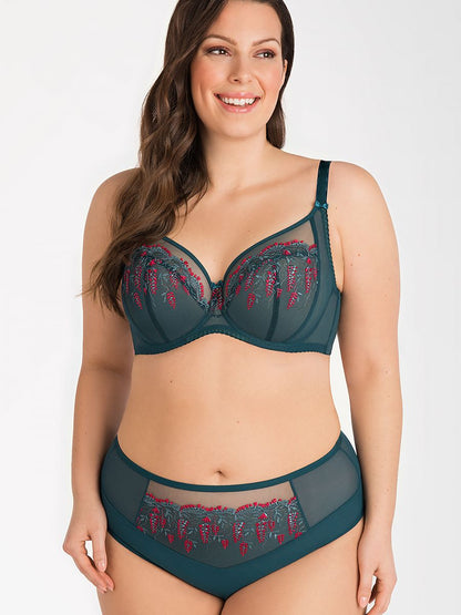 BH met beugels Plussize Groen Gorsenia Lingerie