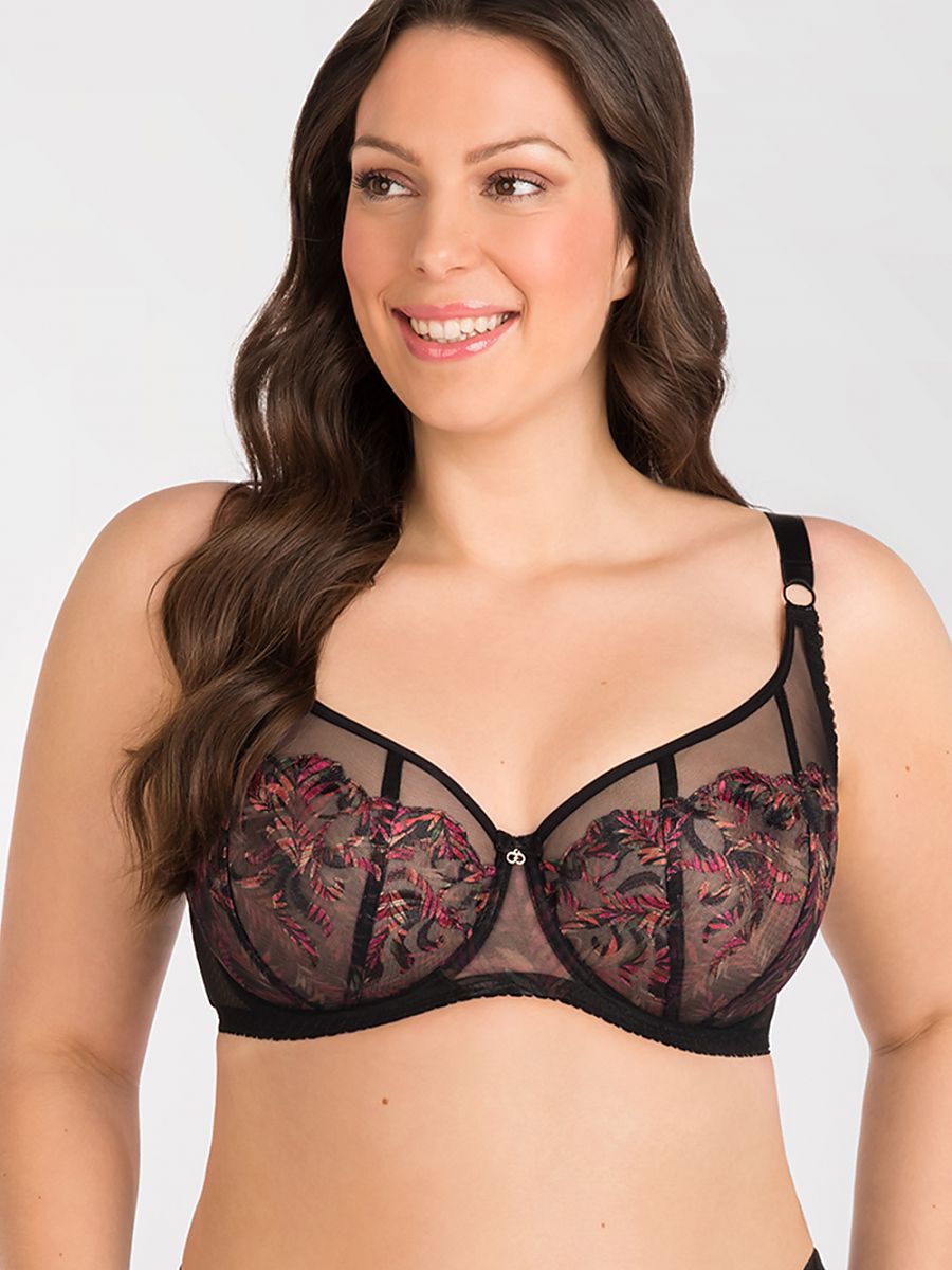 BH met beugels Plussize Zwart Gorsenia Lingerie