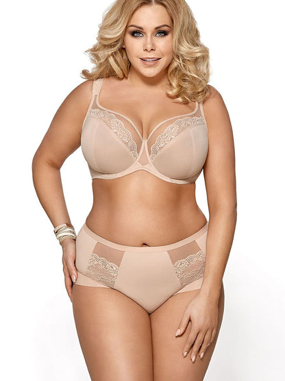 Soft BH Plussize Beige Gorsenia Lingerie - Beige