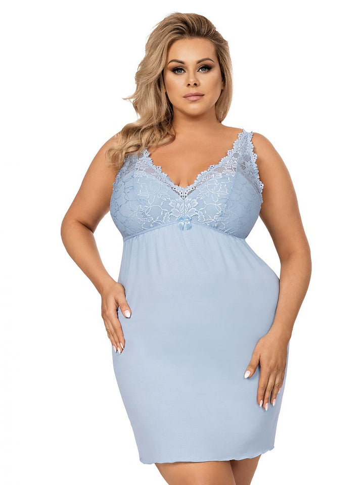 Sexy Nachtjapon Donna Blauw