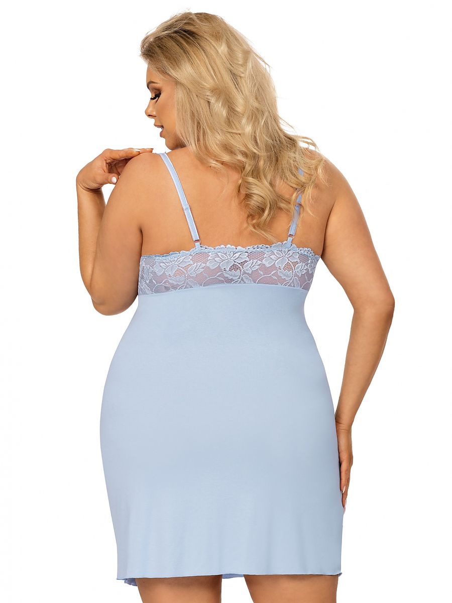 Sexy Nachtjapon Donna Blauw