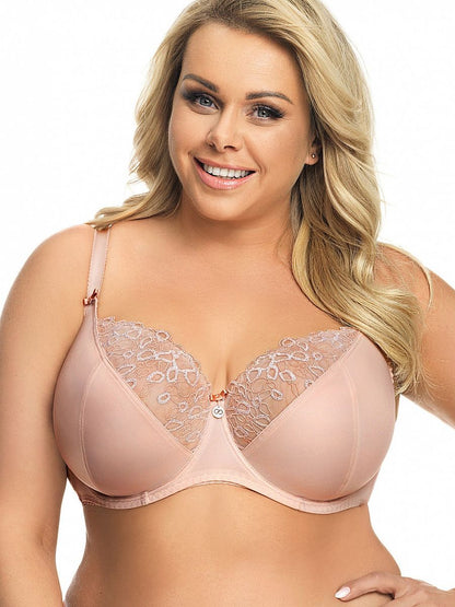 BH met beugels Roze Plussize  Gorsenia Lingerie