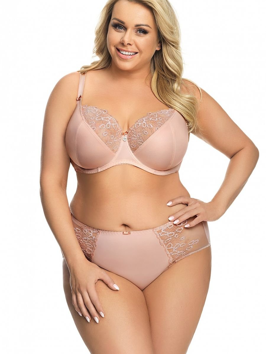 BH met beugels Roze Plussize  Gorsenia Lingerie