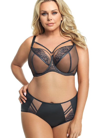 Slip Plussize Grijs Gorsenia Lingerie