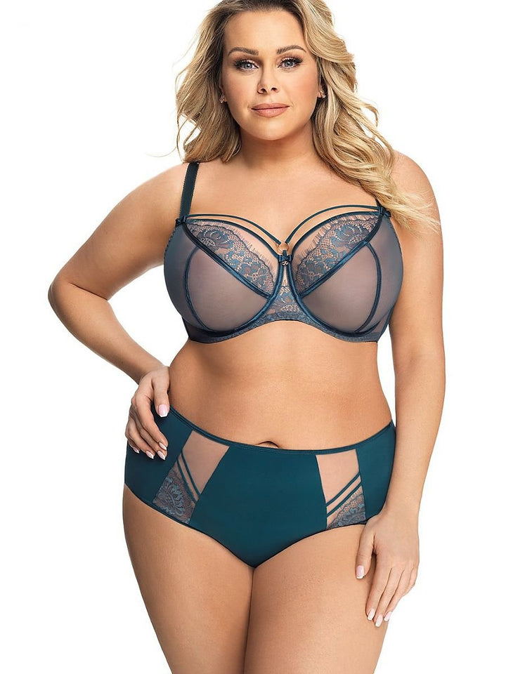 BH met beugels Plussize - Groen - Gorsenia Lingerie