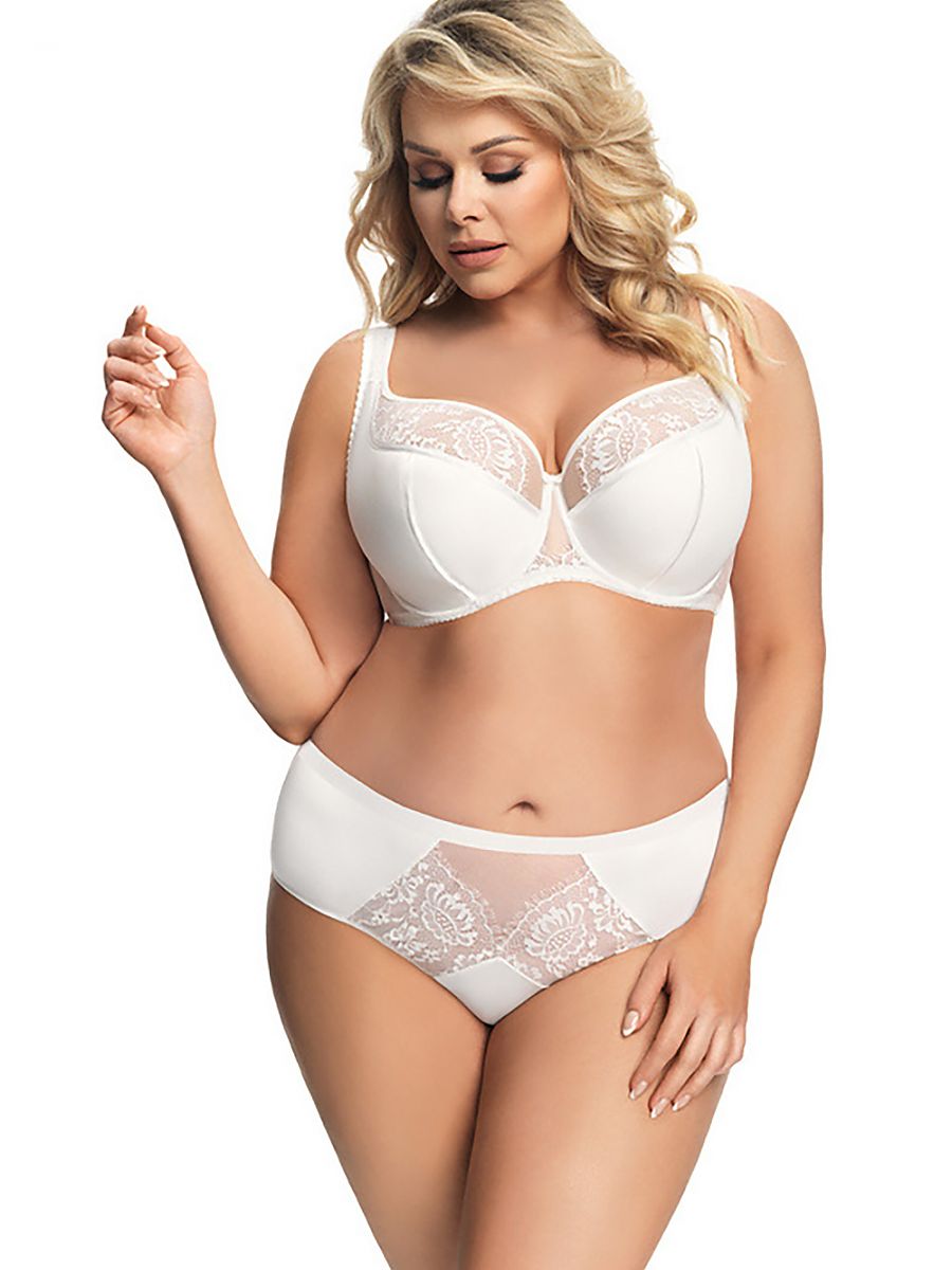 Slip Plussize Wit Gorsenia Lingerie