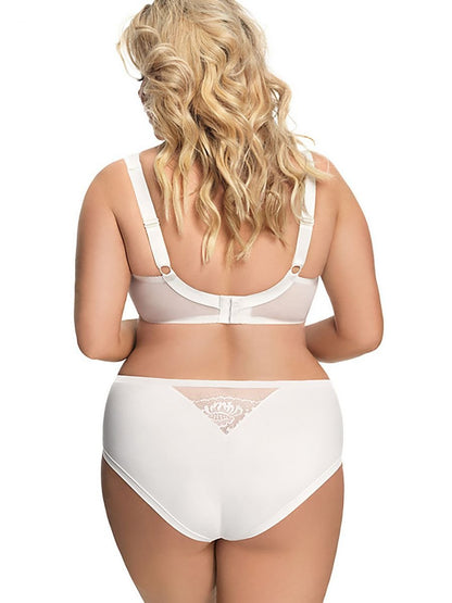 Slip Plussize Wit Gorsenia Lingerie