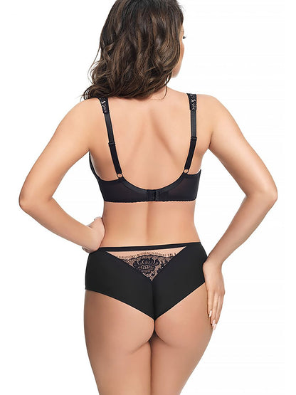 Braziliaanse slip Zwart Gorsenia Lingerie