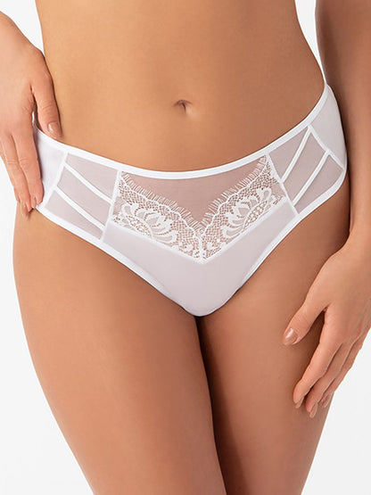 Braziliaanse slip- Wit -  Gorsenia Lingerie