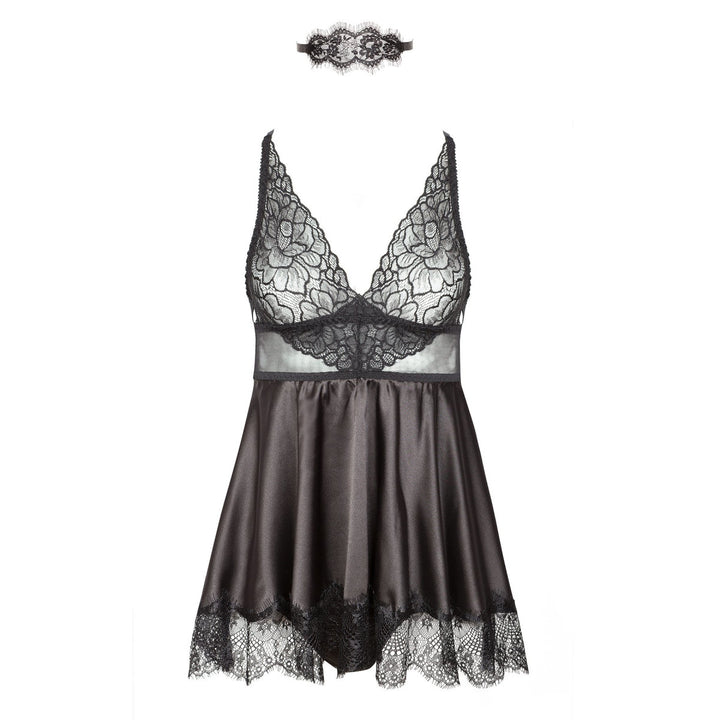 Eve chemise babydoll zwart