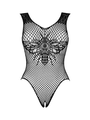 Sexy Body Met Open Kruisje - Zwart